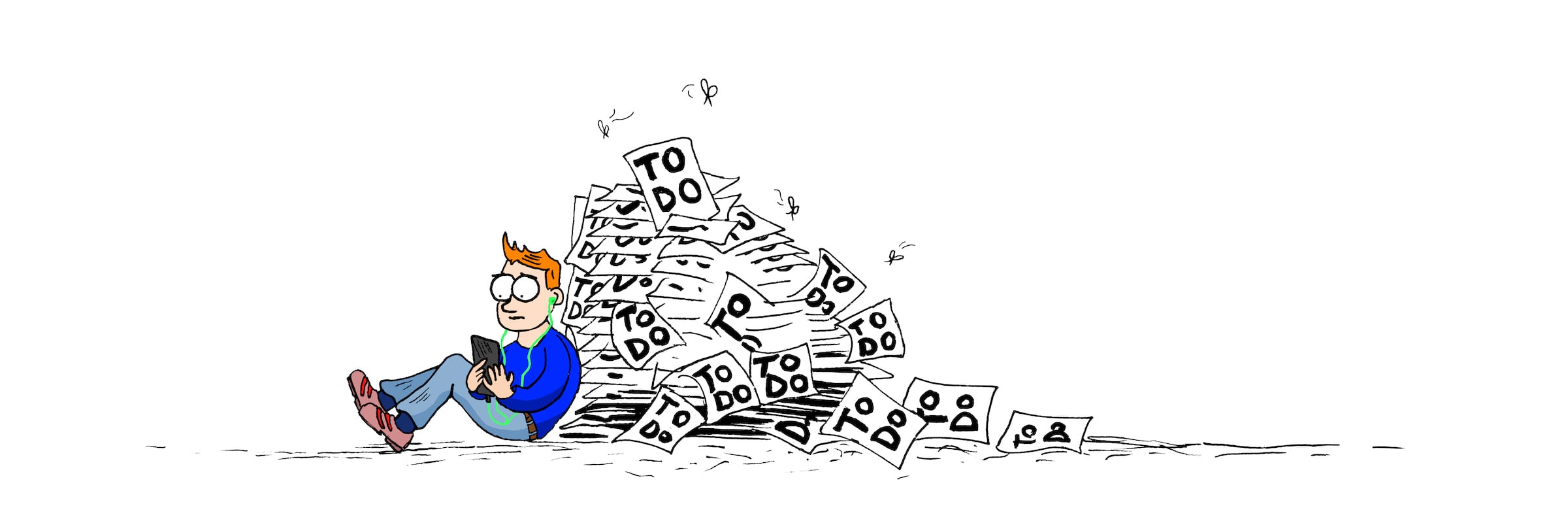 Motivation & Prokrastination Illustration